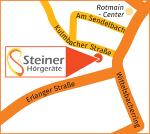 Steiner Hoergeraete Bayreuth Karte Ansicht Kulmbacher Straße